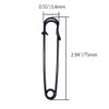 Alamic Safety Pins Brooches 3 Inch/75mm Heavy Duty Blanket Pins