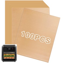 Air Fryer Liners for Chefman 12-Quart Air Fryer Oven with Digital Timer, 100pcs Unbleached Parchment Paper