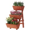 viewcare Raised Garden Bed, 3 Tier Small Vertical Garden Planter