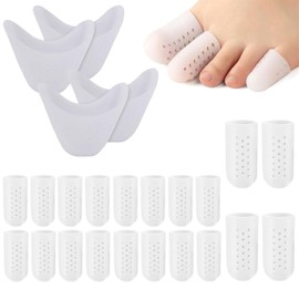 Zehenschutz, Zehenschoner, Gel Zehenkappen, Zehenschutzkappe, Spitzenschuhe Silikon Gel Pads, Silikon Atmungsaktive Zehenschutz für Ballettschuhe, Stöckelschuhe, Schmerzlinderung