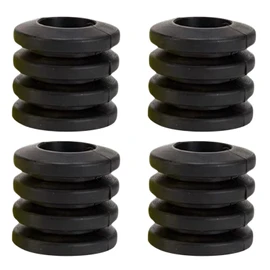 TIGRE BLANC Universal Bump Rubber Height Adjustment Shock Absorber Bump Stopper Low Down Stroke Adjustment Black 18-35 x 35
