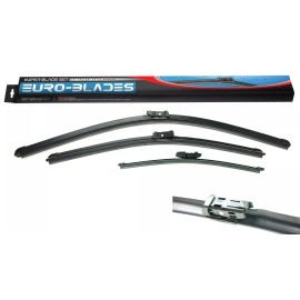 RKXtech Euro-Blades front & Rear Wiper Set for VW Atlas Cross Sport 26 + 22 + 14