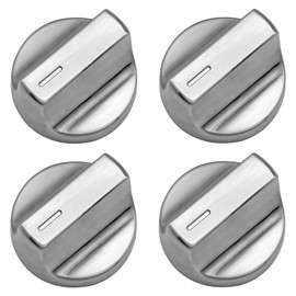 Upgraded W11517331 Stove Knob Replacement for Whirlpool, W10850027 W11117415 Electric Cooktop Burner Control Knobs Oven Knobs, Compatible with Whirlpool YWFE745H0FE0, WFE770H0FZ0, WFE745H0FS0-4PCS