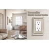 Henne Bery Sunken Pearls Heavy Duty Decorative Wall Plate Switch