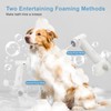 Pet Electric Foaming Dog Shampoo Dispenser with Brush for Dogs