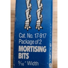 Delta Set Of 5/16" MORTISING BITS In Box.   NOS