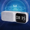 CLSSLVVBN Dual Alarm Clock Bluetooth Speaker Adjustable Display Light Sound