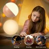MIAROZ LED Bedside Lamp, Continuously Dimmable Table Lamp RGB Light,