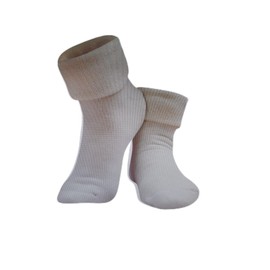 JaBranDo - Cuddly, fluffy bed socks for men and women - unisex without seam - sleeping socks, night socks for women, men and children - size 35-38 - gift packed, White