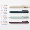 Pentel BXAC37H Calme Tri-Color Ballpoint Pen, 0.03 inches (0.7 mm),