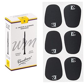 VANDOREN CR163T & BG A10L - Bissplatte f√ºr Klarinette und Saxophon Schwarz, Gro√ü 0,8mm (6x)