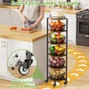 Fruit and Vegetable Storage Basket for Kitchen, 6 Tier Kitchen
