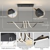 INAOSN Modern LED Island Lights, 3300k-6500K Dimmable Pool Table Light