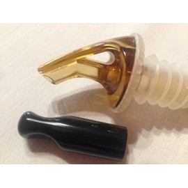 12 Dust Caps for Measured and Plastic Bar Liquor Pour Spouts use on Flow Control & Syrup Pourer Cover compatible with Precision, Posipour, Co-Rect, Winco, etc. models - by Bartender Gear - Made in USA
