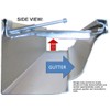 Quick Screw 5" 100 Pack Premium Hidden Rain Gutter Bracket