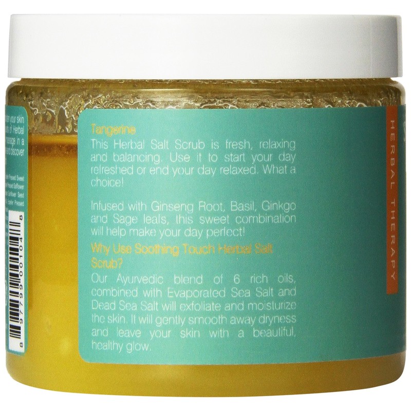 Soothing Touch Herbal Salt Tangerine Scrub - 20 Oz