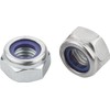 Nyloc Nuts, A2 Stainless Steel Hex Nylon Insert Lock Nuts,