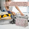 2 Pieces Of Flower Storage Bag, Women'S Makeup Bag, Soft