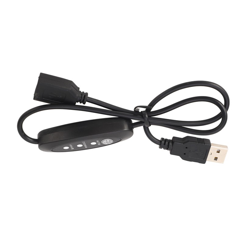 USB5V Thermostat Extension Cord Male in Female Out Flexible PVC
