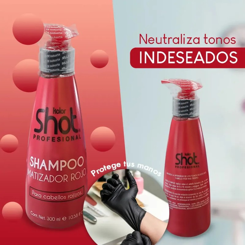 Shampoo Matizador Rojo Revive Tu Color Y Brillo