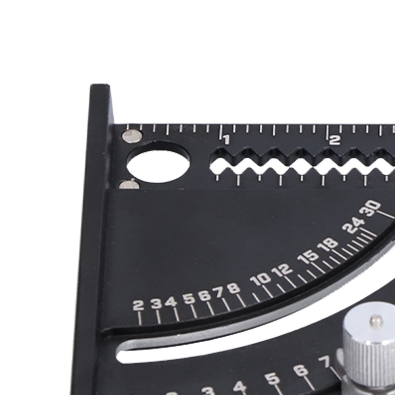 Folding Triangle Square Adjustable Positioning Magnet Goniometer Woodworking Scribe Tool