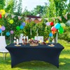 Newthinking 6FT Stretch Tablecloth for Craft, Spandex Stretch Table Cloth,