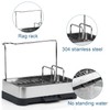 BYUNER Kitchen Sink Caddy Organiser, Sponge Holder for Kitchen Sink