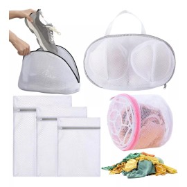 Universo en Linea Set 6 Bolsa Lavado Prendas Delicadas Ropa Interior Zapato F
