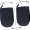 2 piezas Guantes Aplicadores para Autobronceado Mitones Negros para Aplicación