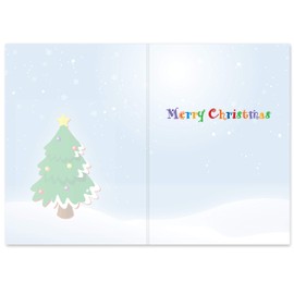 Clarabelle Cards - Merry Christmas Greetings Card for Friend | Colleague | Family | Cousin | Best Friend with Festive Poem Verse to Celebrate the Holiday Season sold by Card Candy