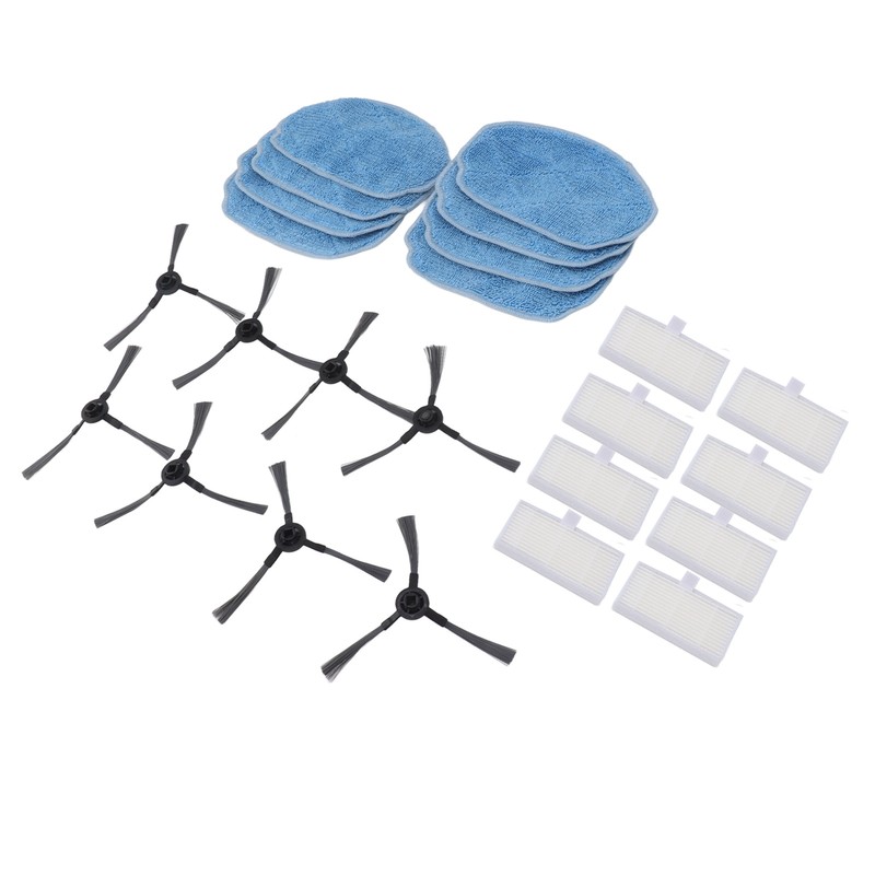 Robotic Vacuum Cleaner Accessories Kit Mop Cloth Side Brush Filter