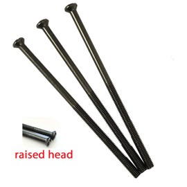 Black Nickel Long Electrical Socket Switch Screws (20, 75mm)