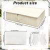 Wedding Dress Storage Box, Wedding Dress Preservation Box with 40