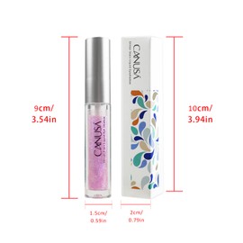Liquid Glitter Eyeshadow | Long Lasting | Liquid-type | Quick-Drying | glitter eyeshadow that shimmers like shattered glass in every angle | 2g/0.07 Fl Oz (01-Pink, ONE SIZE)
