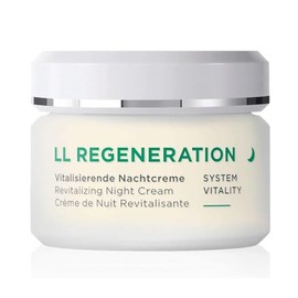 ANNEMARIE BÖRLIND - LL REGENERATION Crema de noche revitalizante - Crema facial natural antienvejecimiento con vitamina C, E y retinoide para una piel visiblemente más firme y sin arrugas - Paso 4 de 5-1.69 onzas