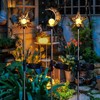 Tryme Solar Lights Outdoor Garden Decorations Sun Moon Star Stake