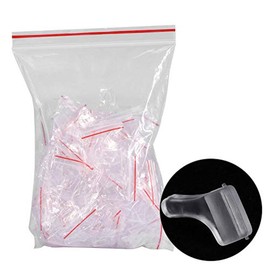 100 Retenedores de Gafas, pares de anteojos de plástico gancho para la oreja antideslizante porta punta de templo gafas accesorios ganchos de oreja (Retenedores)