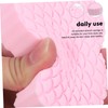 WOONEKY 4Pcs Portable Bath Scrubbers Comfortable Skin Friendly Shower Sponges