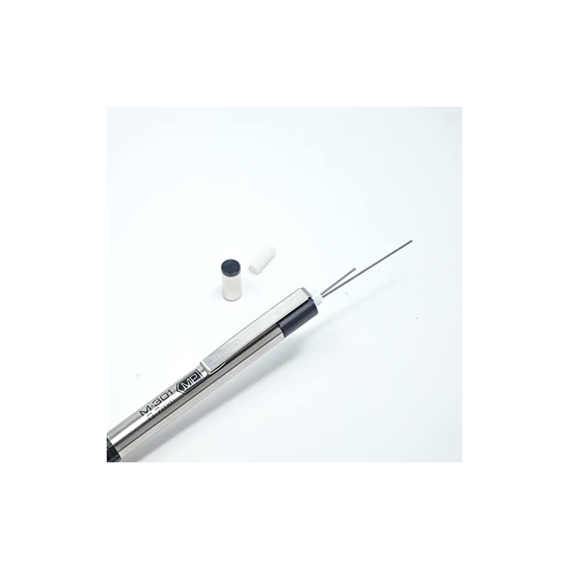 Zebra Pen Mechanical Pencil Eraser M-Refill, White, 7-Pack