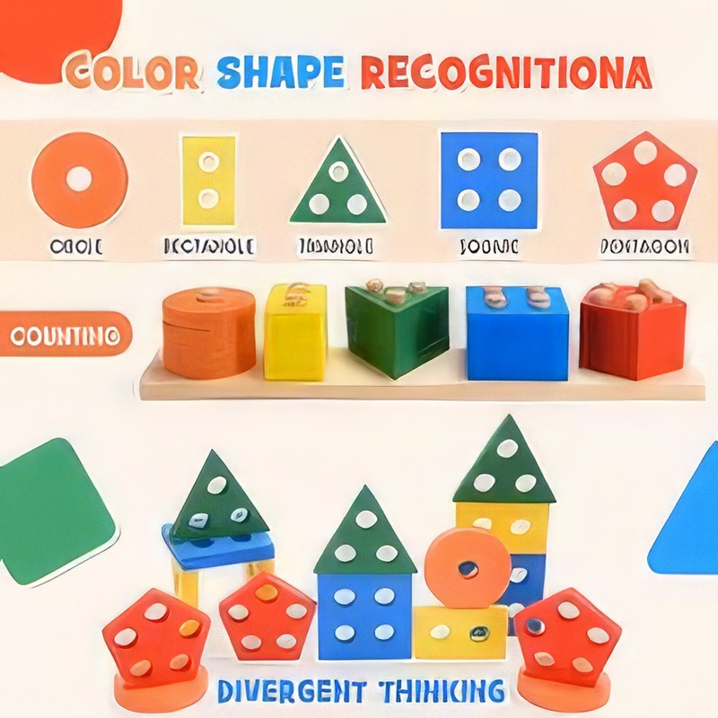 Educational Wooden Montessori Development Toys for Toddlers – Early Learning