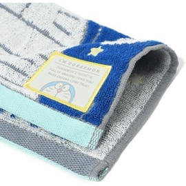Marushin 2805021300 I'm Doraemon Hand Towel, Amazing Travel, Character Handkerchief, 100% Cotton, Antibacterial, Deodorizing, Present, Gift, Birthday