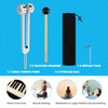 Aswalling 128 Hz Tuning Fork Weighted Bio-Acoustic Tuning Fork for