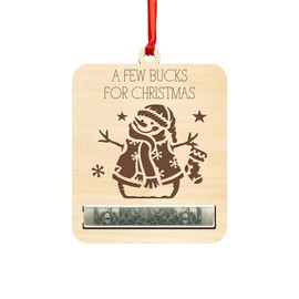 Cute Money Holder Christmas Ornament 2024, Here’s A Few Bucks for Christmas, Reindeer Money Holder (TA05)