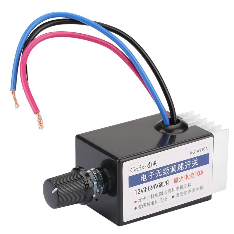 12 Volt Heater Rheostat + 12v 24v Stepless DC Universal