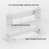 Adjustable RV Shower Corner Storage Bar- Durable Aluminum RV Corner