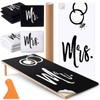 JolliLudo 11 Pcs Wedding Cornhole Set for Reception, Mr &