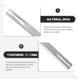 Angoily Door Handle Shaft Door Handle Spindle Bar Door Handle Part Old Door Knob Replacement Old Style Door Knob Replacement Straight Knob Drive Spindle Door Spindle Bar