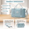 BJLFS Weekender Bag for Women Travel Duffel Bag with Shoes