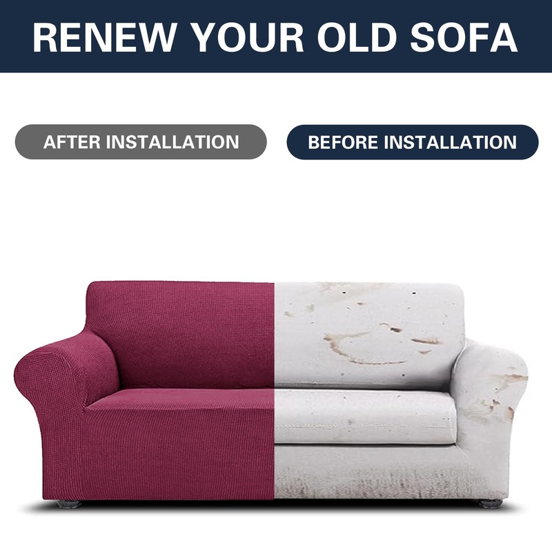 Cupuamon 2026 New Stretch Sofa Slipcovers Couch Cover for 3