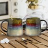 2 Stück 450ml Kaffeetasse Groß, Große Tasse, Keramik-Kaffeetasse, Keramik Tasse,